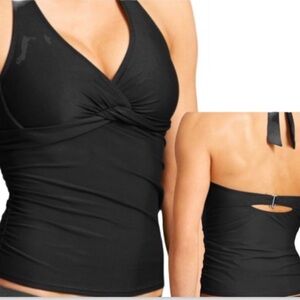 Size 34 D/DD Athleta Tankini Tara Halter Swim Top NWT